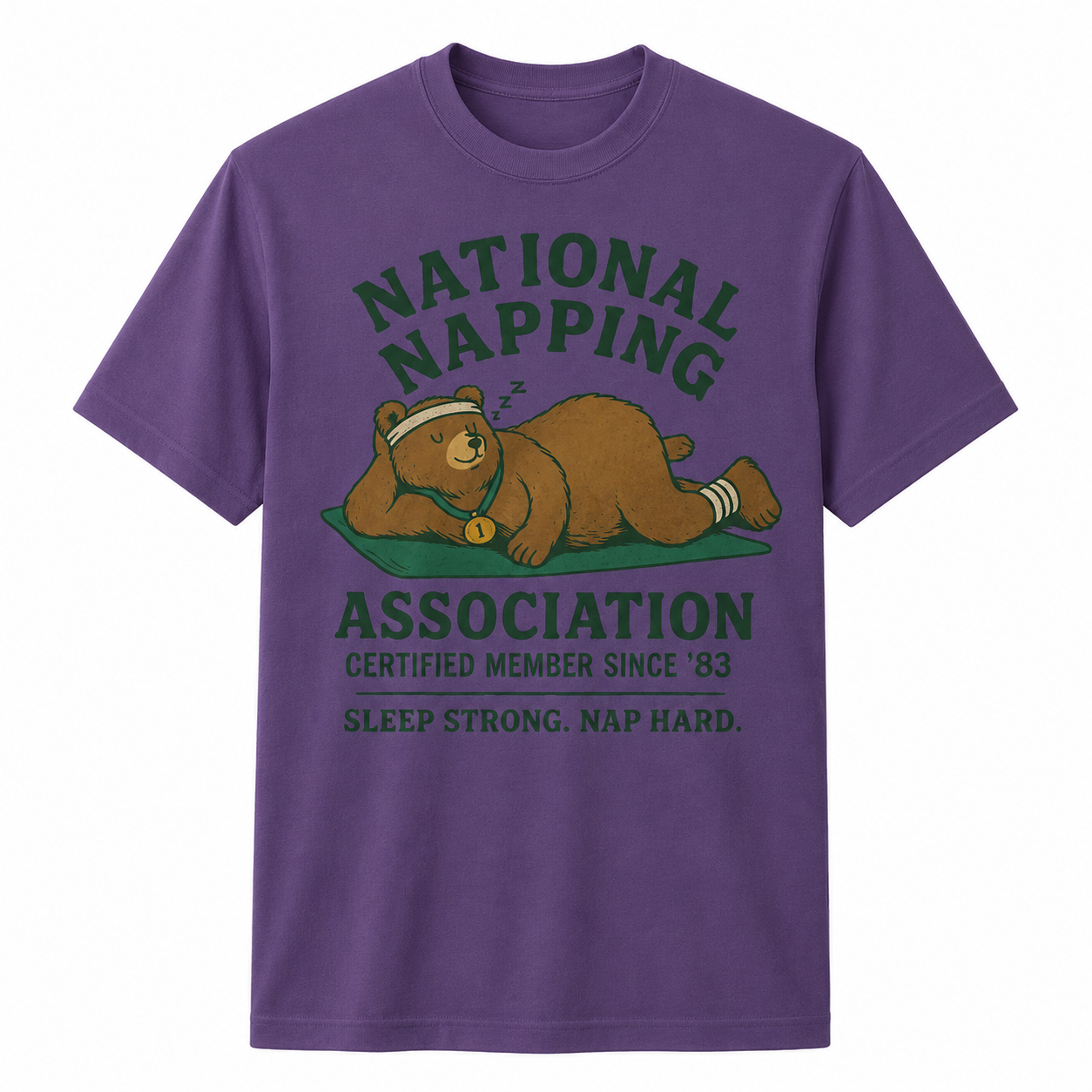 National Napping Association Bear Shirt