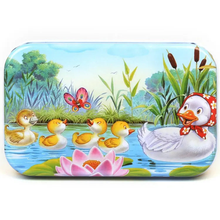 60-Piece Wooden Jigsaw Puzzle for Kids – Cartoon Ocean Animals