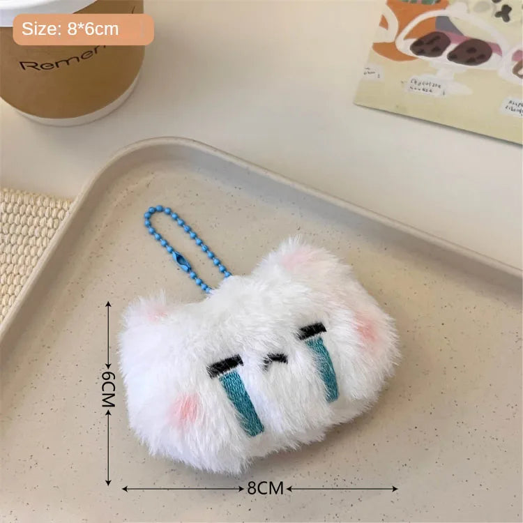 Cute Plush Bear Keychain Pendant – Bag Charm & Backpack Accessory