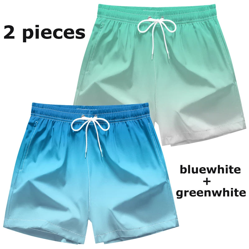 Men's Swim Trunks – Quick Dry Board Shorts with Mesh Lining