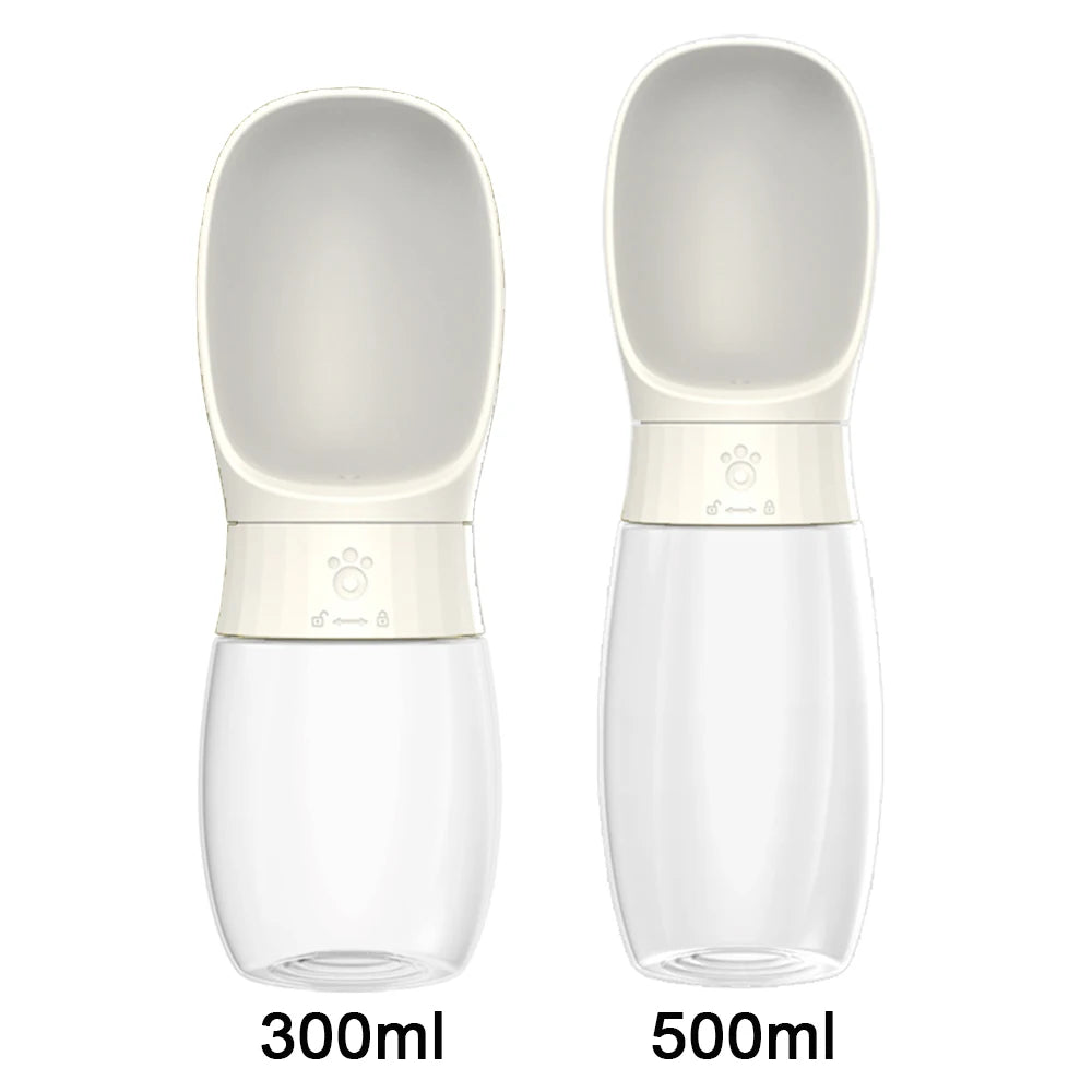 Portable Pet Water Bottle with Drinking Bowl for Dogs & Cats