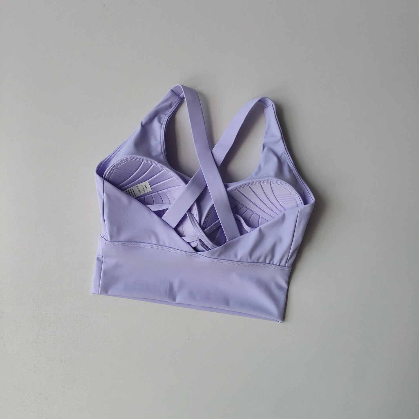 High-Impact Sports Bra with Fixed Removable Pads