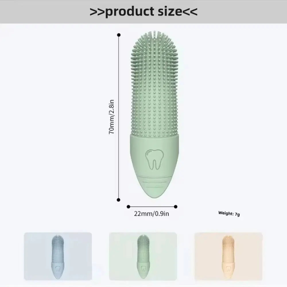 360° Dog Finger Toothbrush – Silicone Dental Cleaner