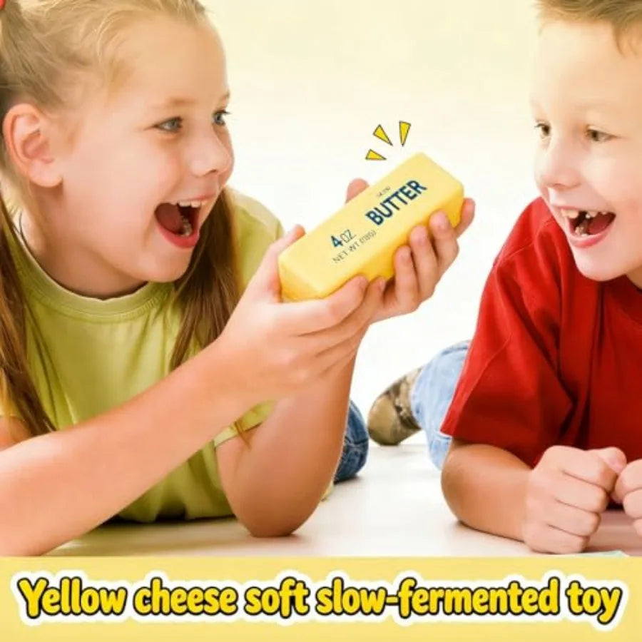 Butter Squeeze Stress Ball – Slow Rebound Squishy Toy