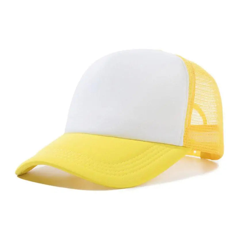 Mesh Trucker Baseball Cap – Adjustable Snapback Hat for Men & Women