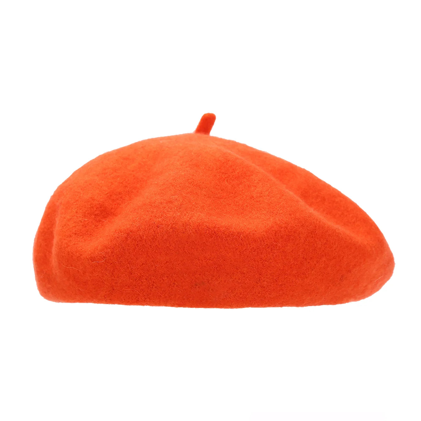 Wool Beret for Women – Warm French-Style Solid Color Hat