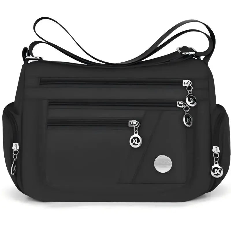 Waterproof Nylon Crossbody Bag for Women – Multi-Pocket Shoulder Handbag
