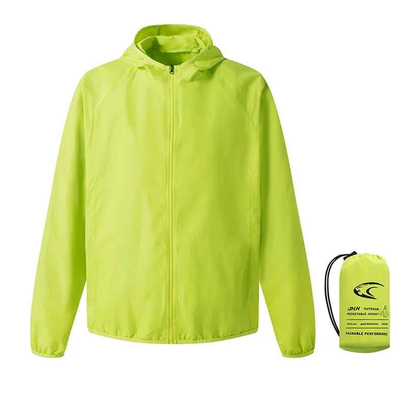 Waterproof Packable Hiking Jacket – Unisex Windbreaker