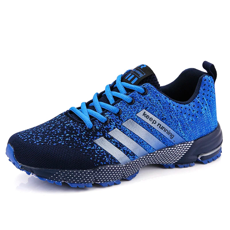Unisex Breathable Mesh Running Sneakers – Casual Sports Shoes
