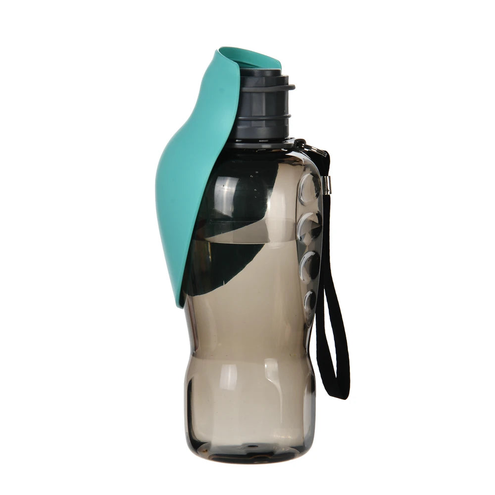 Portable Dog Water Bottle with Foldable Drinking Bowl