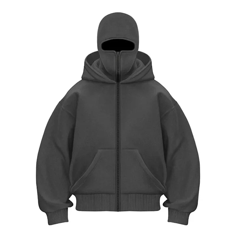 Labrador Graphic Double Layer Hoodie Goth Sweatshirt