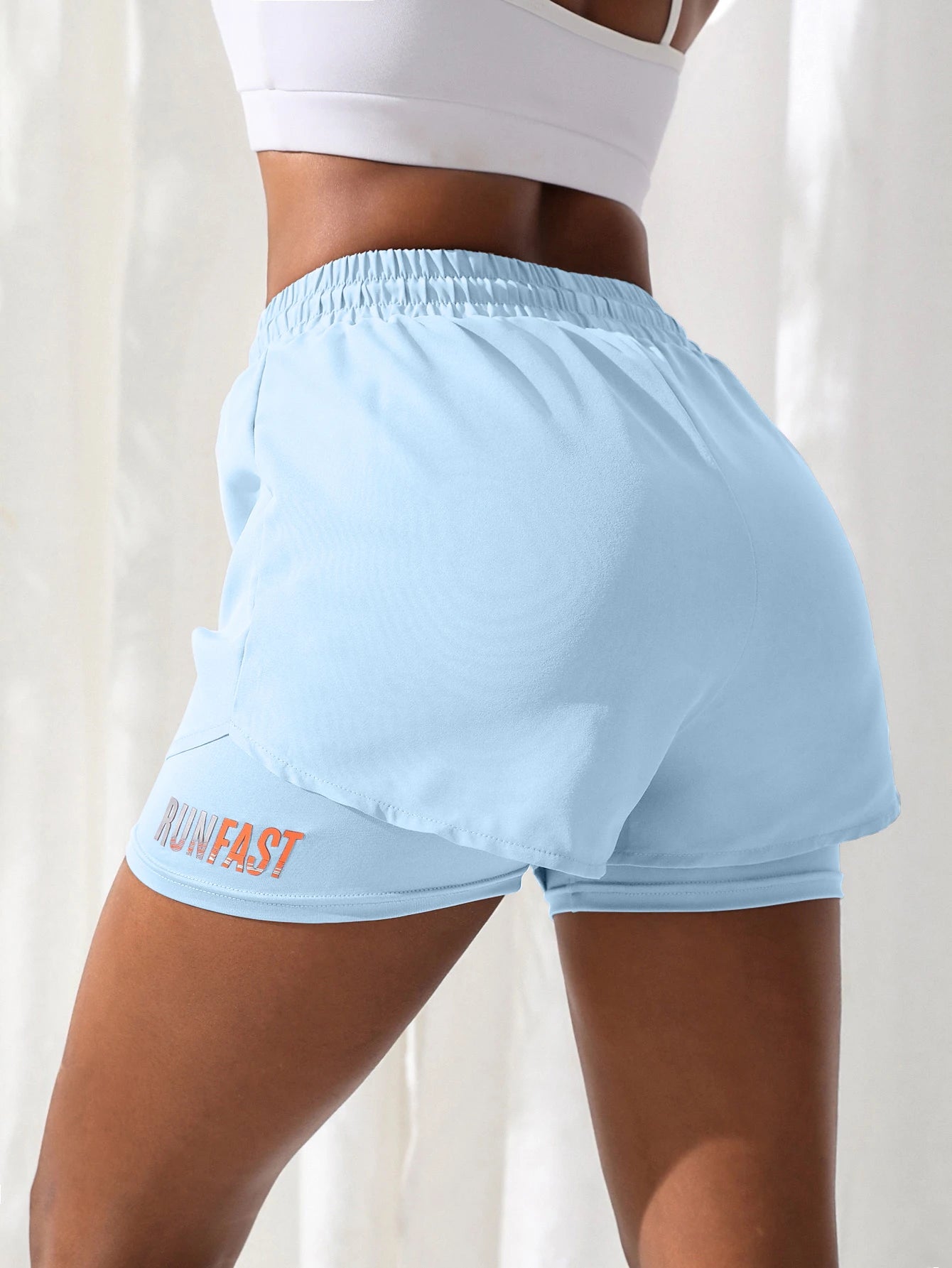 Women's 2-in-1 Running Shorts – High Waist Yoga Workout Shorts