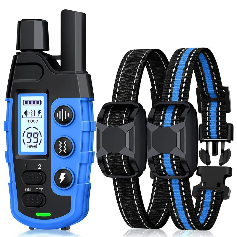 Electric Dog Training Collar – 3300ft Remote, Waterproof, for 5–120 lbs Dogs
