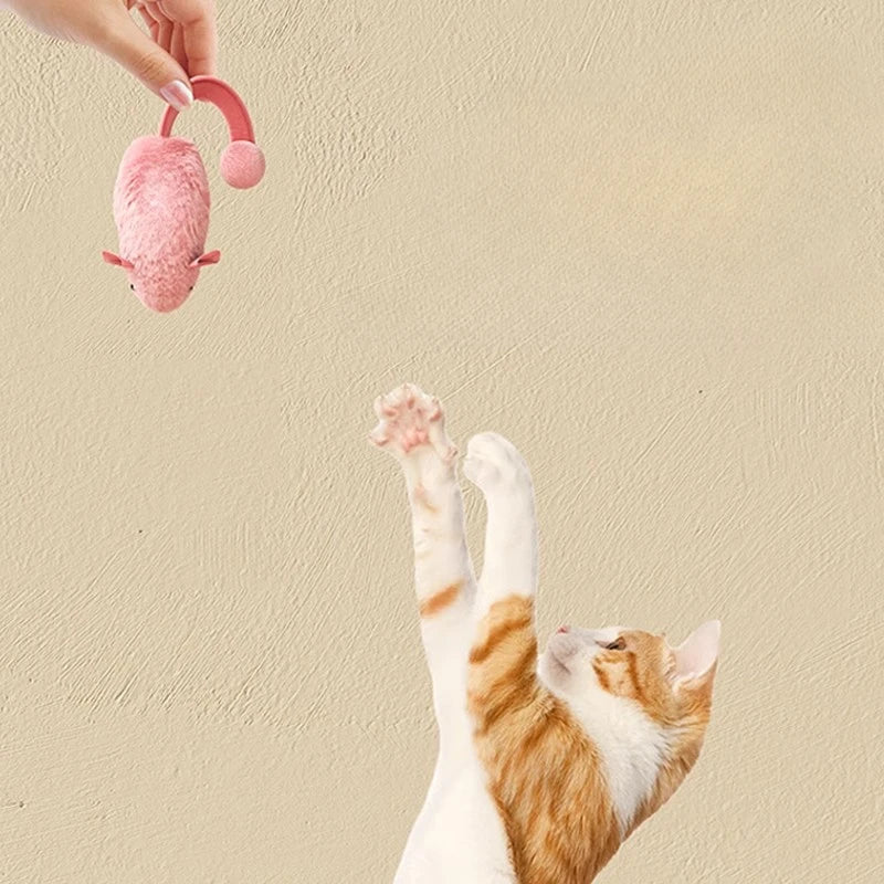 Luminous Interactive Mouse Cat Toy – Plush Glowing Mice for Indoor Cats