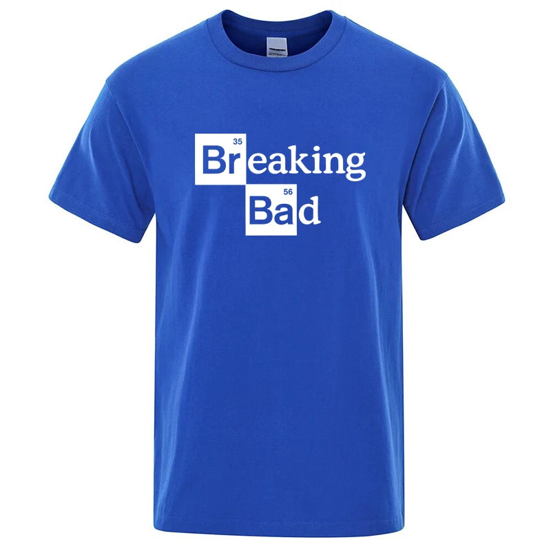 Heisenberg Graphic T Shirt Cotton Blend Casual Short Sleeve Tee