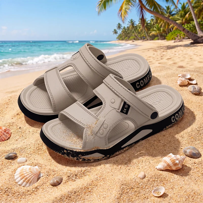 Men's Sport Sandals EVA Platform Adjustable Strap Slides