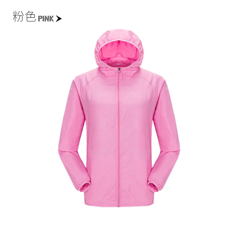 Waterproof Rain Jacket for Men & Women – Quick Dry Outdoor Coat