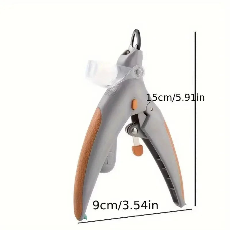 Professional Pet Nail Clipper with LED Light & Magnifier