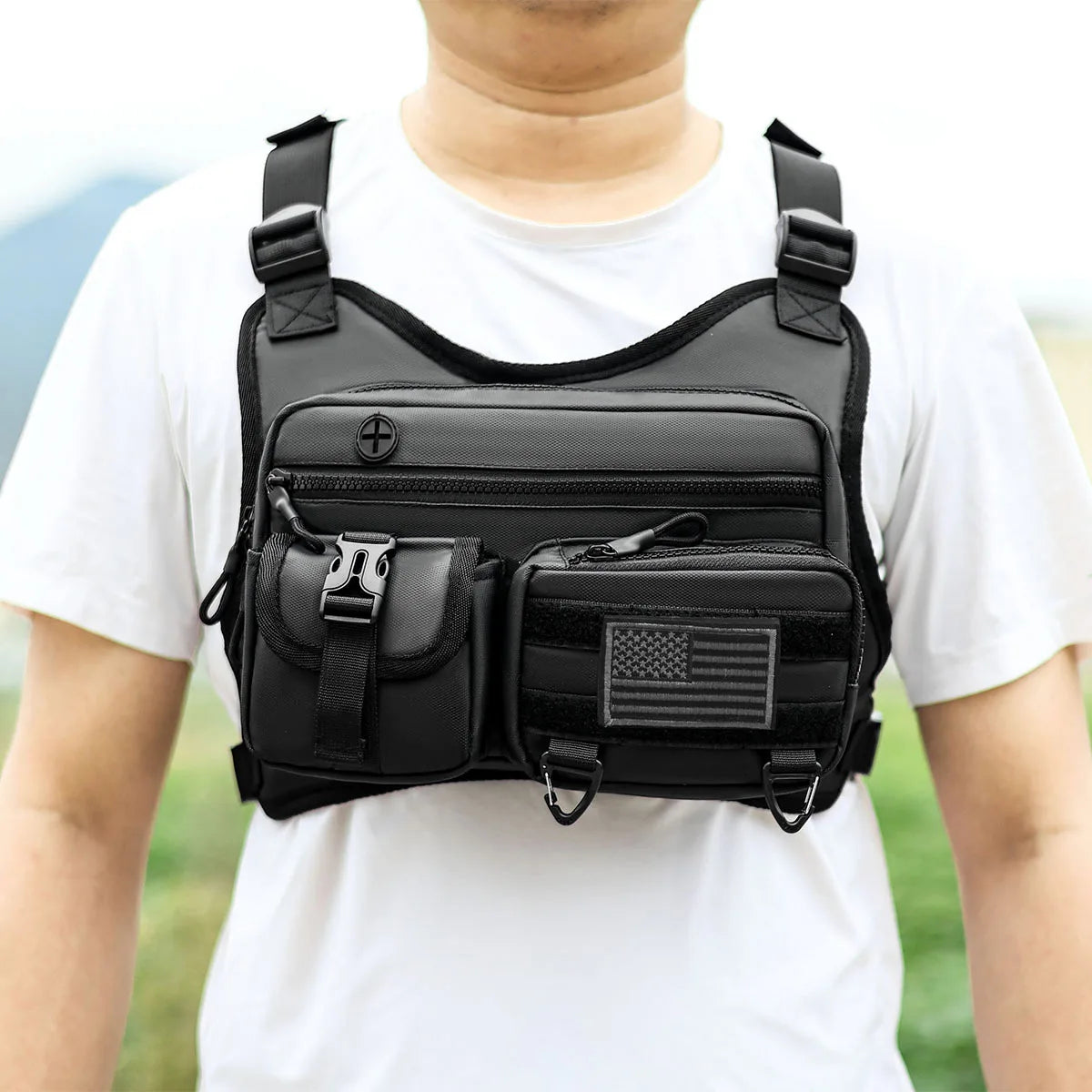Running Chest Pack Vest Bag – Lightweight Outdoor Sport Harness