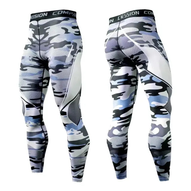 Men's Compression Leggings – Gym Training Tights & Sports Pants