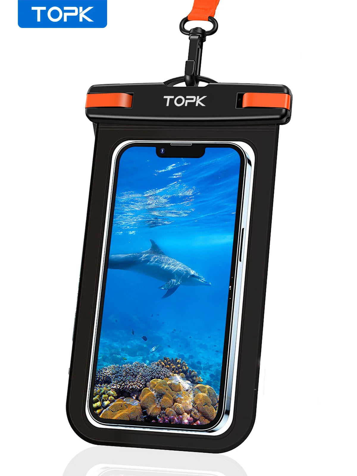 Universal Ipx8 Waterproof Phone Case Dry Bag Lanyard Iphone Samsung Up 7 0 Inch - Waterproof