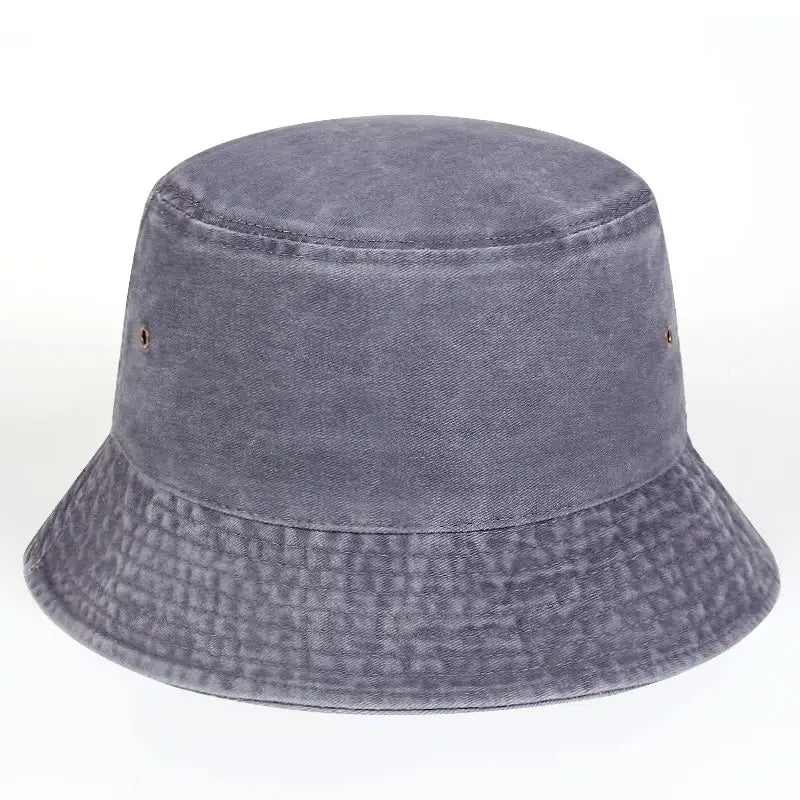 Bucket Hat – Unisex Solid Color Outdoor Fisherman Cap