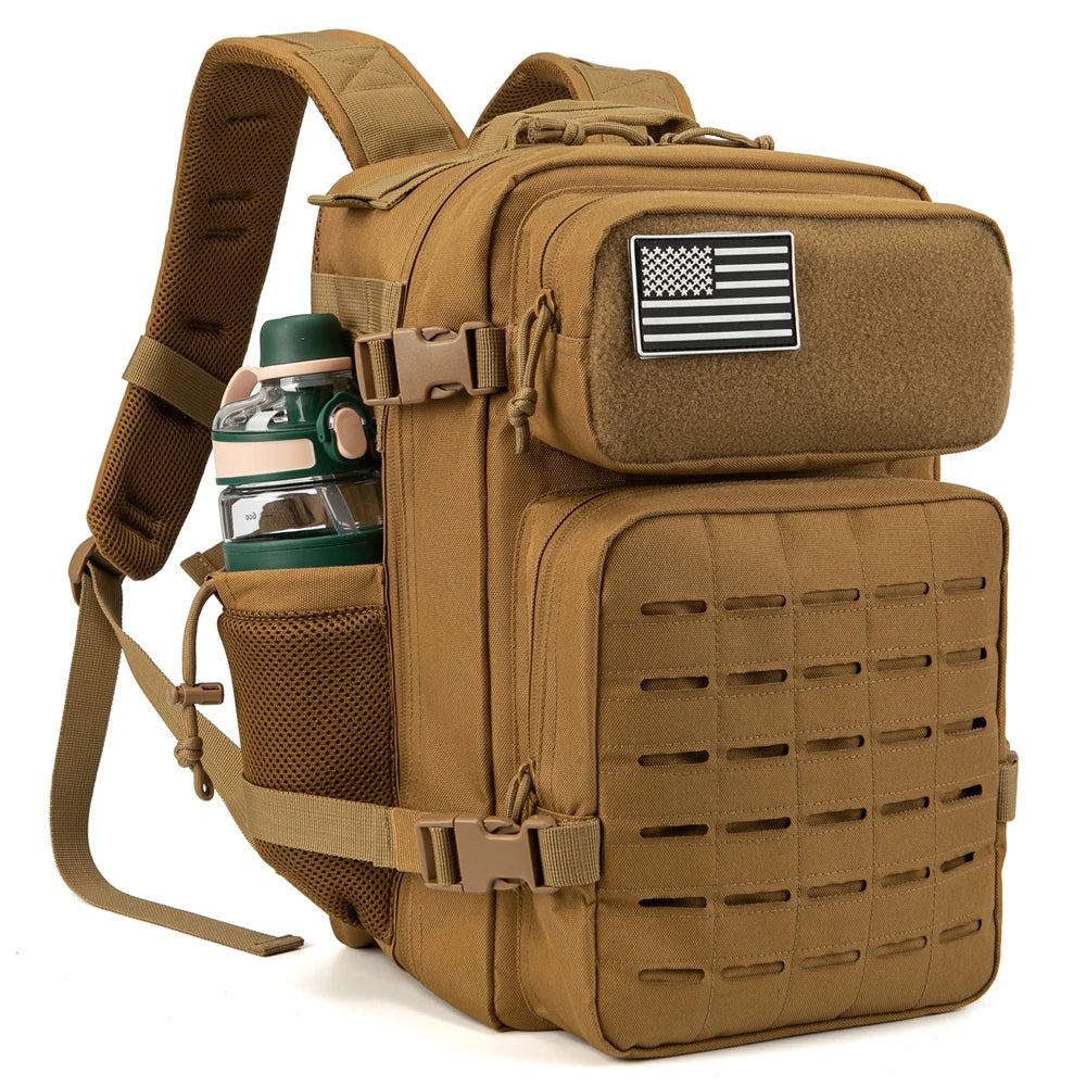 25L Tactical Backpack – MOLLE Military Rucksack for Men & Women