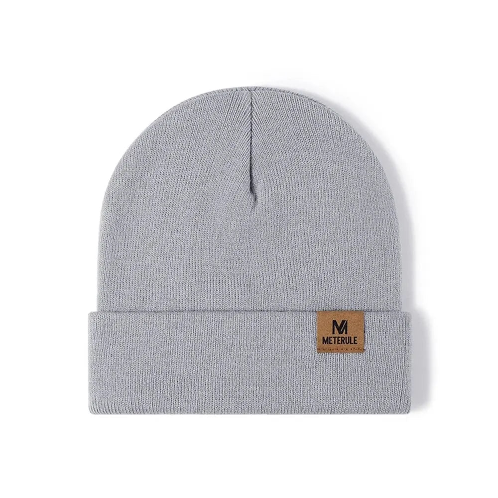 Winter Knit Cuffed Beanie – Warm Unisex Ski Hat