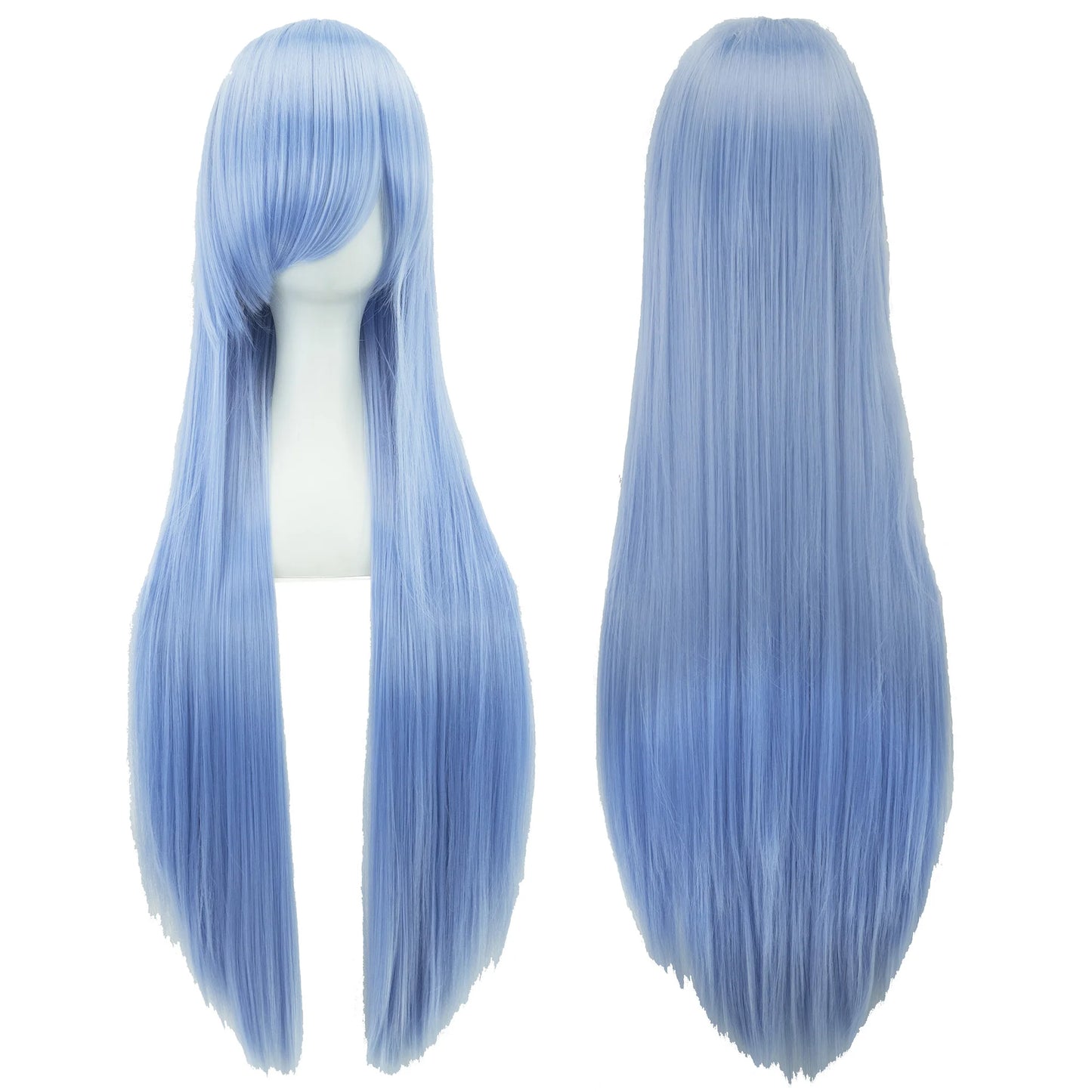 32 Inch Long Straight Synthetic Wig – Cosplay & Party, 36 Colors