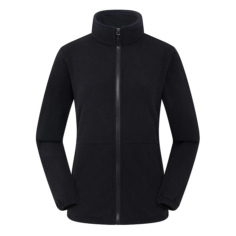 Women's Polar Fleece Jacket – Windproof Thermal Outdoor Coat