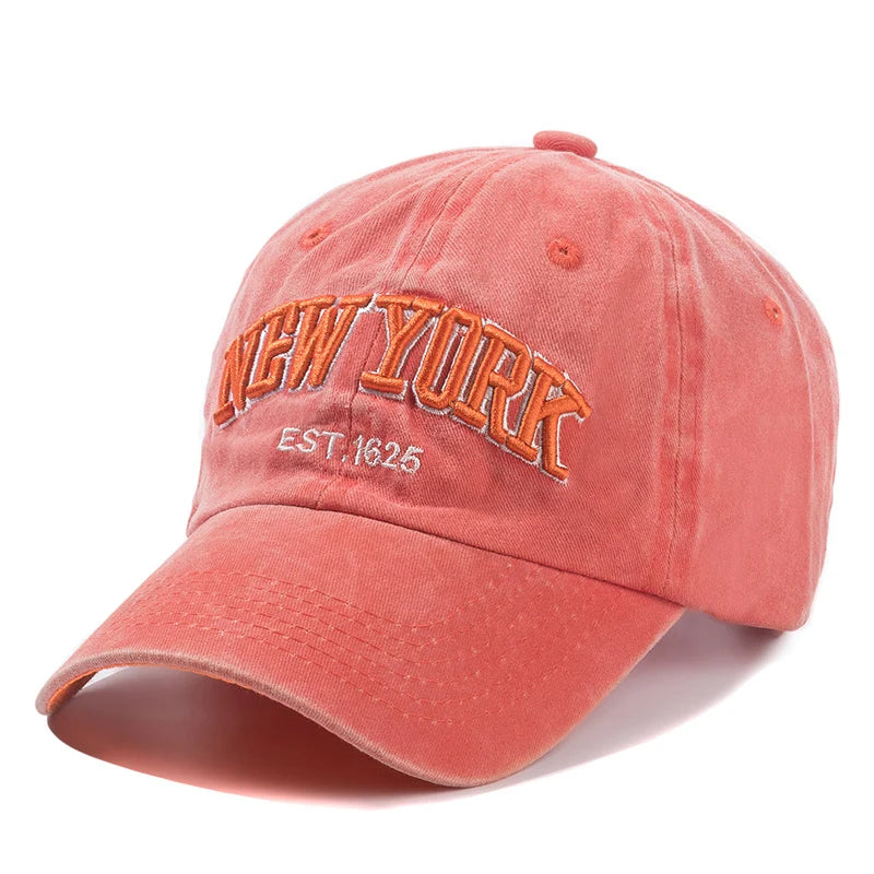 New York Washed Cotton Baseball Cap – Unisex Dad Hat