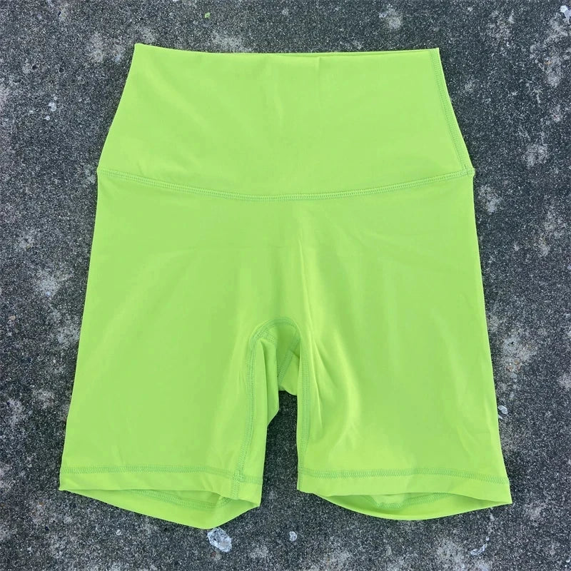 Women's High-Waist Biker Shorts – Squat-Proof Yoga & Gym Shorts