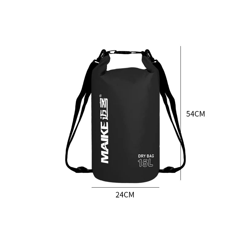 Waterproof Dry Bag – 5L / 10L / 15L for Swimming, Kayaking & Rafting