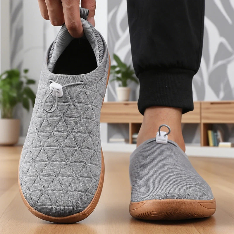 Men's Wide Barefoot Sneakers Breathable Mesh Zero Drop