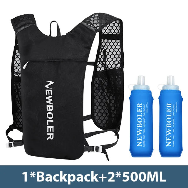 Newboler Trail Running Hydration Vest Backpack – Ultralight Breathable Marathon Pack