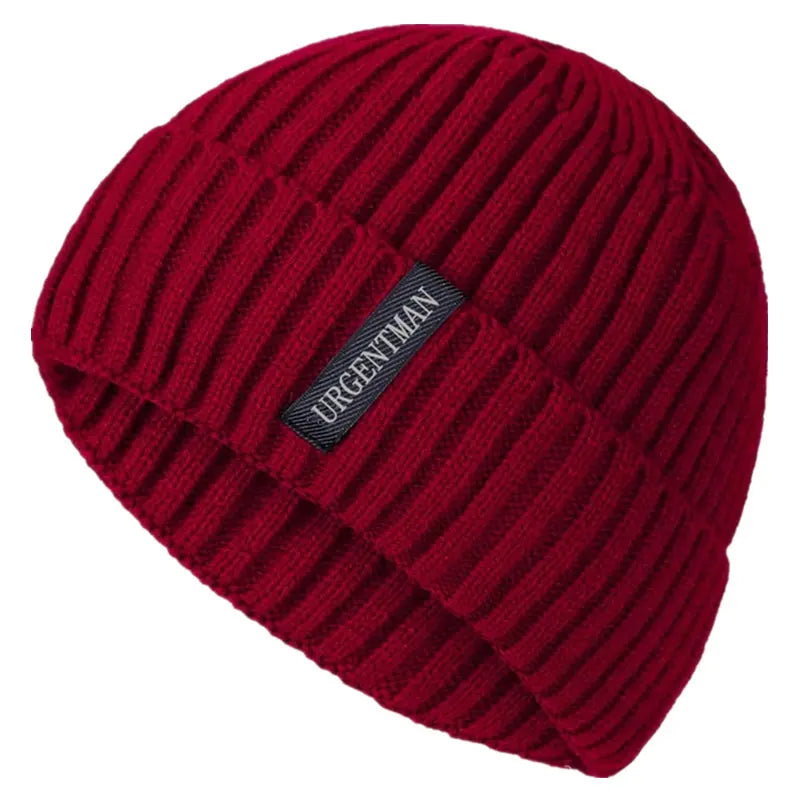 Fur-Lined Knit Beanie Hat – Thick Warm Winter Beanie for Men & Women