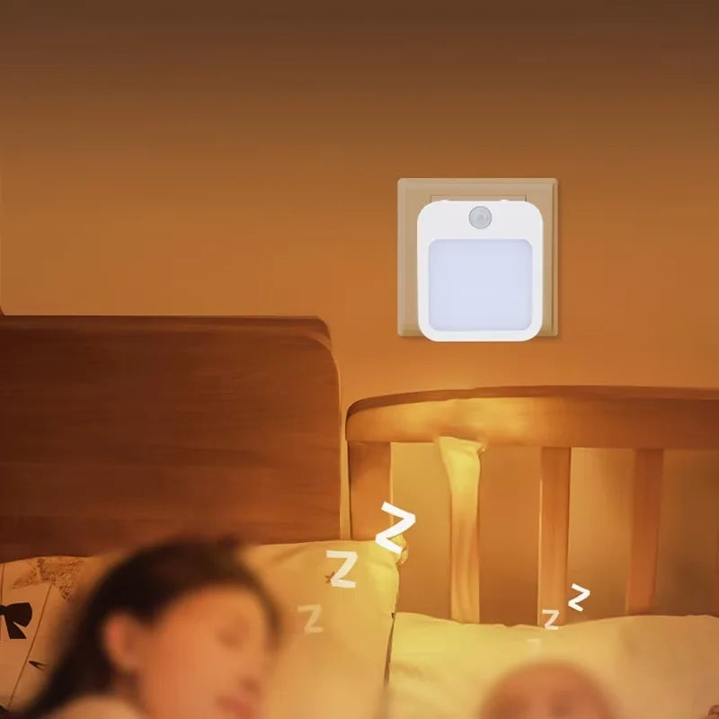 Night Light Motion Sensor Led Eu Us Plug Lamps Children S Night Light Wireless Lamp Bedside Table