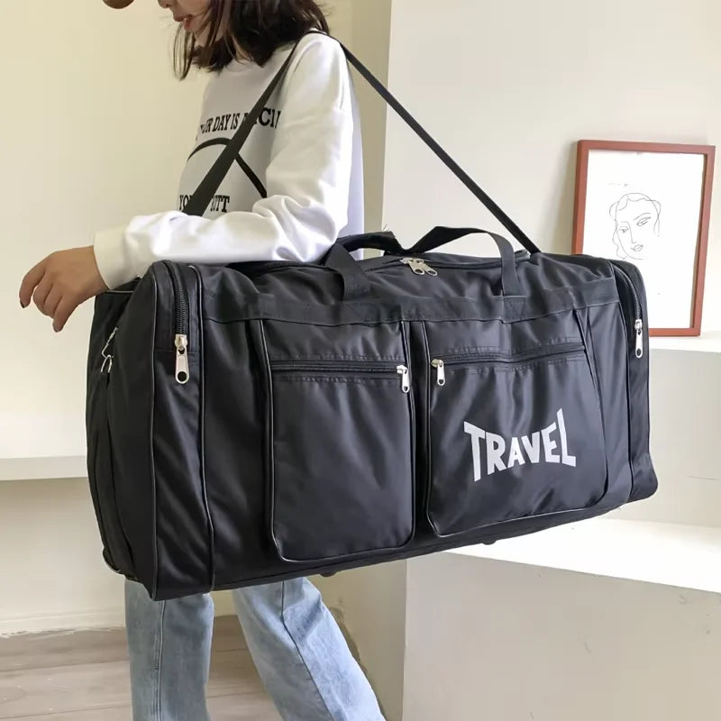 Large Capacity Foldable Travel Duffle Bag – Waterproof & Wear-Resistant
