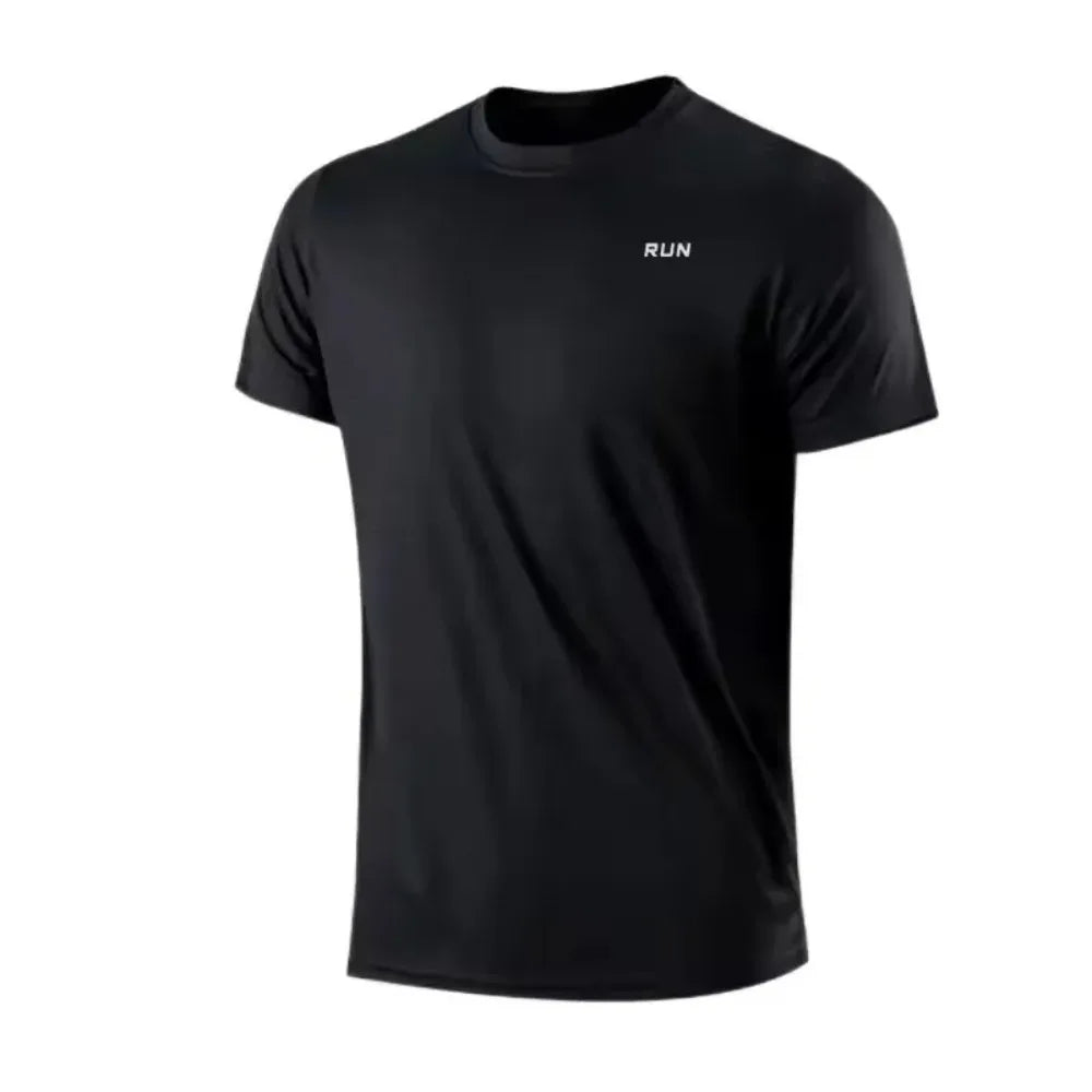 Men's Quick-Dry Running T-Shirt – Lightweight Gym Sports Top