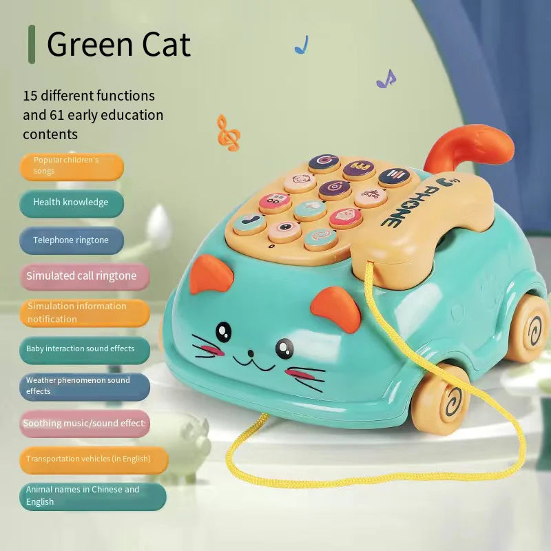Baby Phone Car Toy – Educational Storyteller for Toddlers