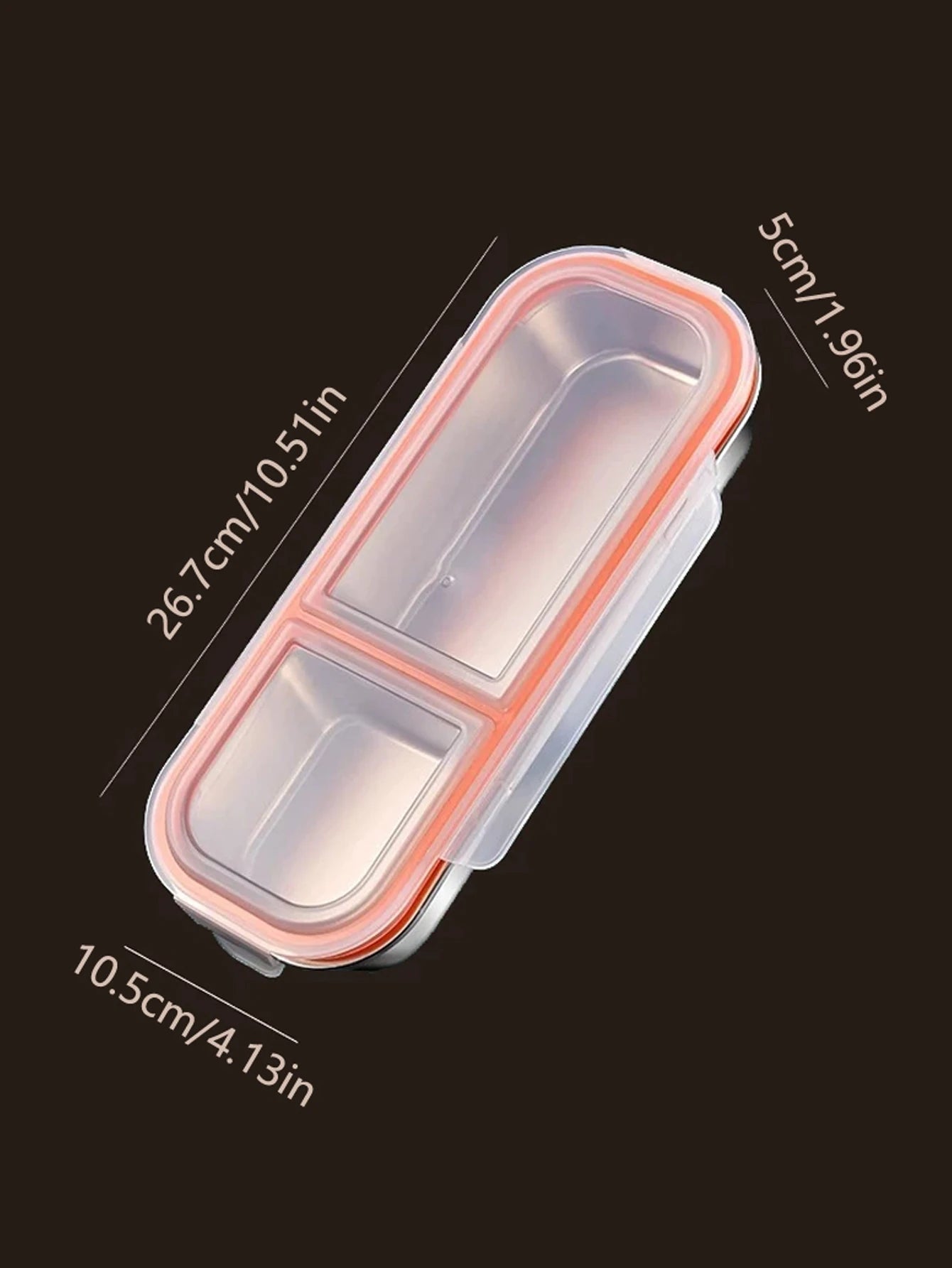 Stainless Steel Mini Compartment Lunch Box – Portable Bento