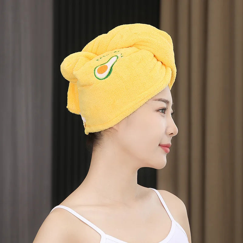 Microfiber Hair Towel Wrap – Quick Dry Turban for Women