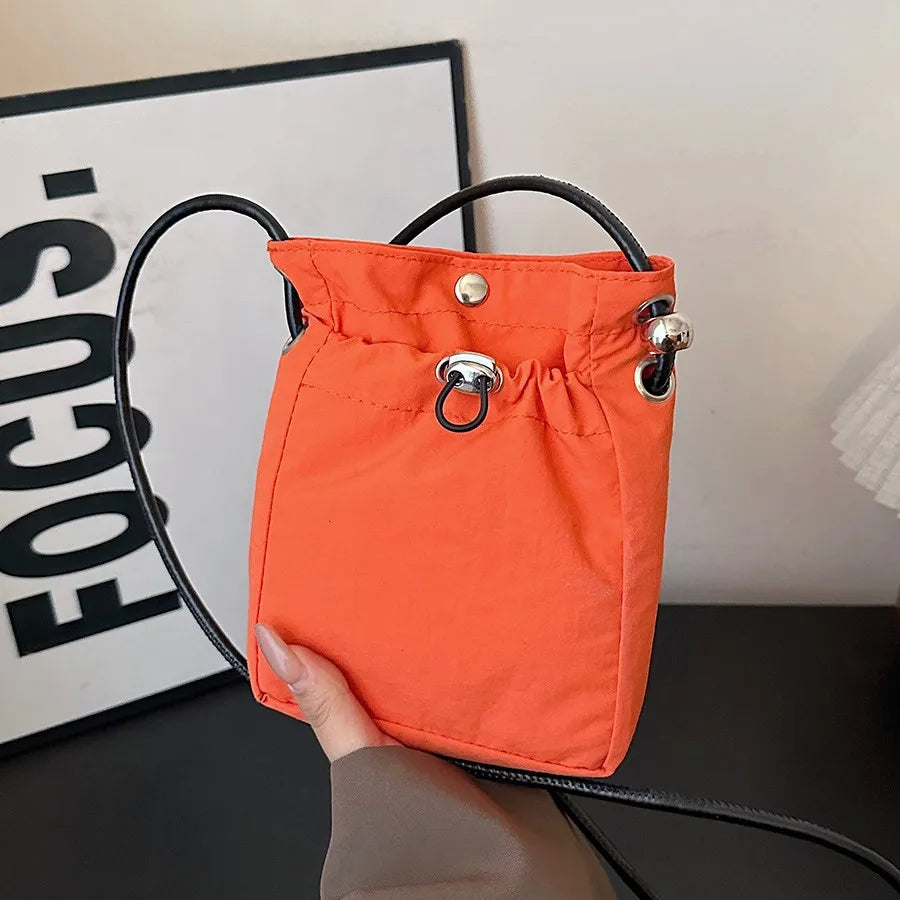 Mini Nylon Crossbody Bag Women's Phone Purse
