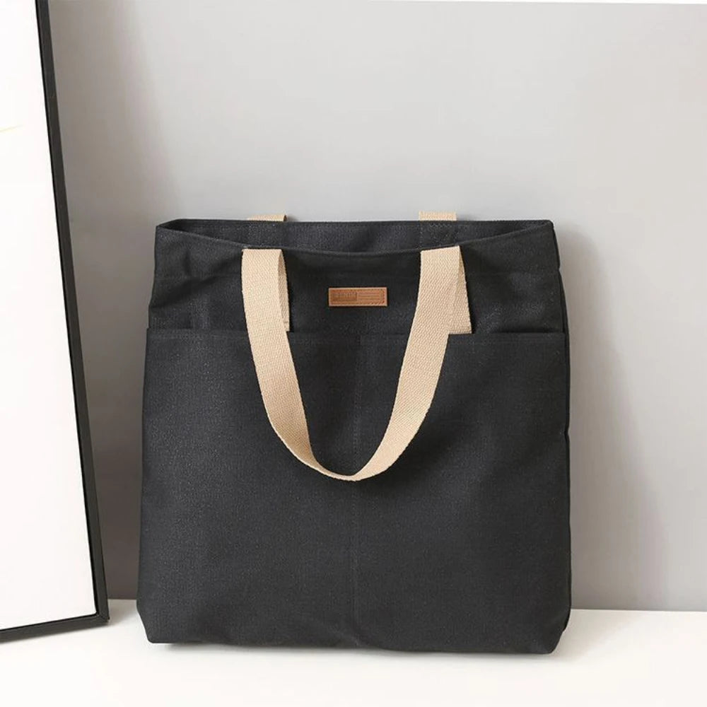 Large Canvas Tote Bag – Women's Everyday Shoulder Handbag