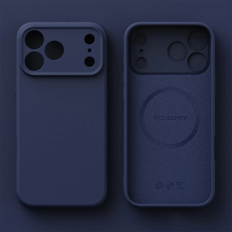 Original Liquid Silicone Magnetic Phone Case Iphone 17 16 15 14 13 12 Pro Max Plus Air Magsafe
