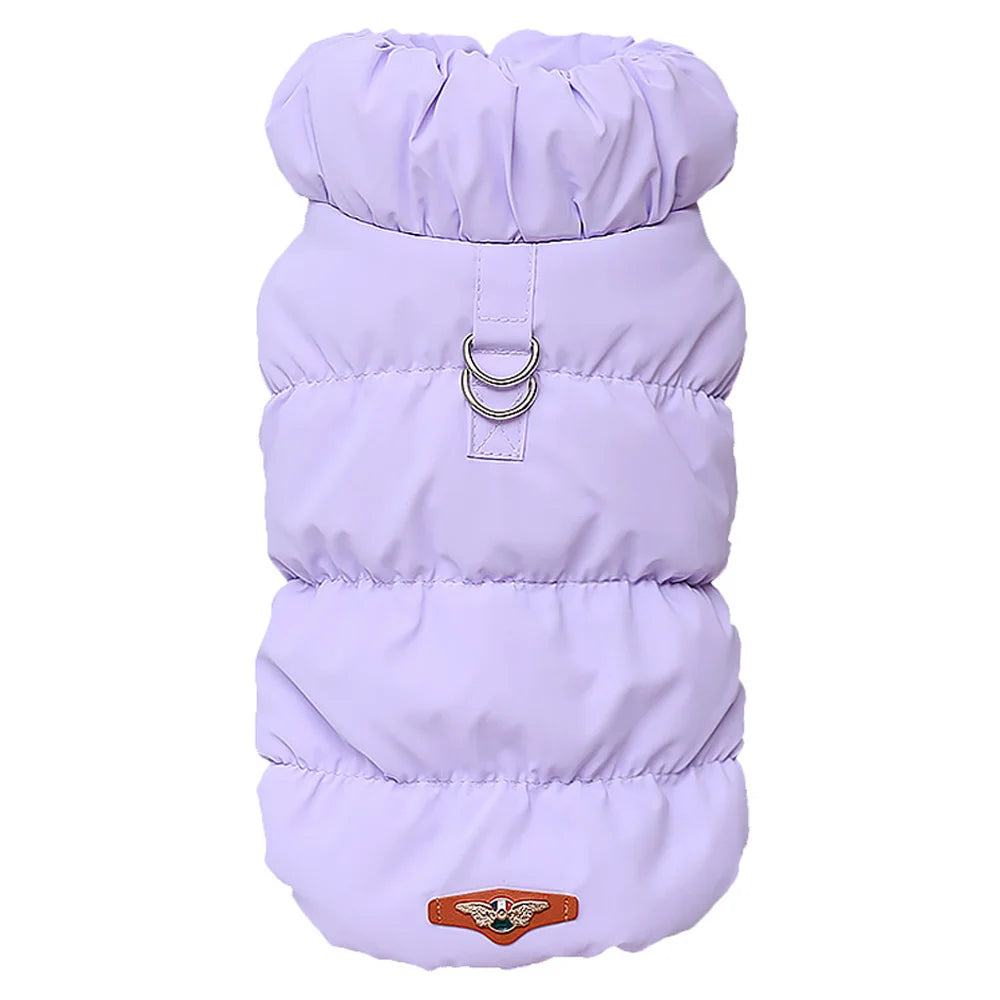 Padded Dog Puffer Coat – Winter Jacket for Small & Medium Dogs