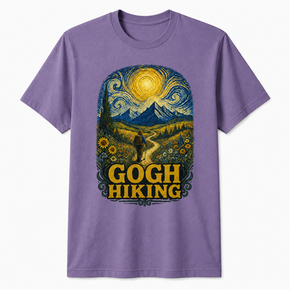 Gogh Hiking Funny Hiking Van Gogh Art Hiker Shirt