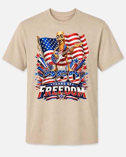 USA 250 Years of Freedom 4th of July Brainrot Meme T-Shirt
