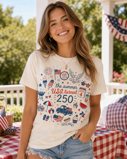 The Summer USA Turned Shirt
