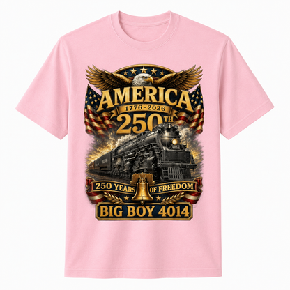 Big Boy 4014 Train USA 250th Anniversary Shirt
